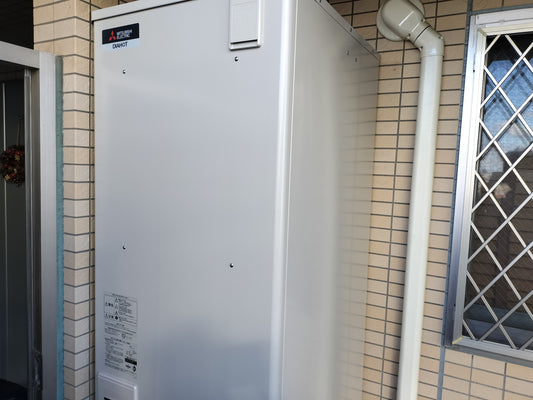 江東区 三菱電気温水器 SRT-J37WD5 交換工事
