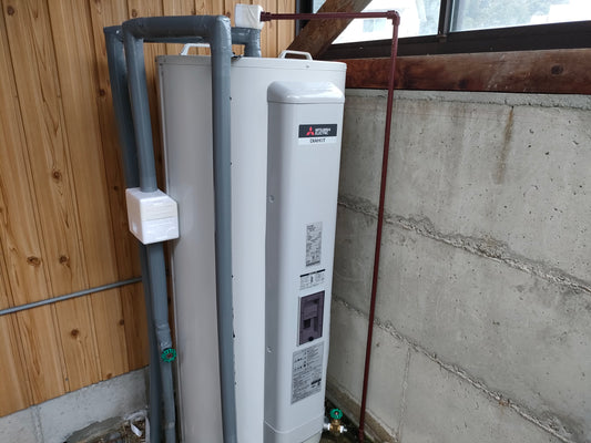 豊田市 三菱電気温水器 SRG-375G 交換工事