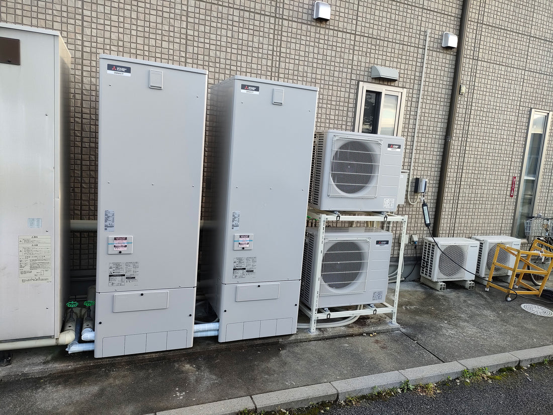 一宮市 三菱業務用エコキュート GE-553SU 2台交換工事