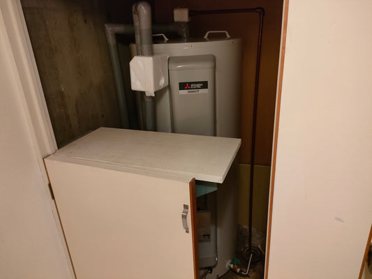 名古屋市中区 三菱電気温水器 SRG-375G 交換工事